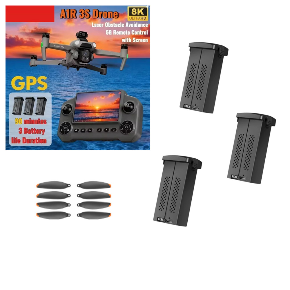 Drone Battery 3S - A1R 3S GPS Battery 7.4V 3000mAh