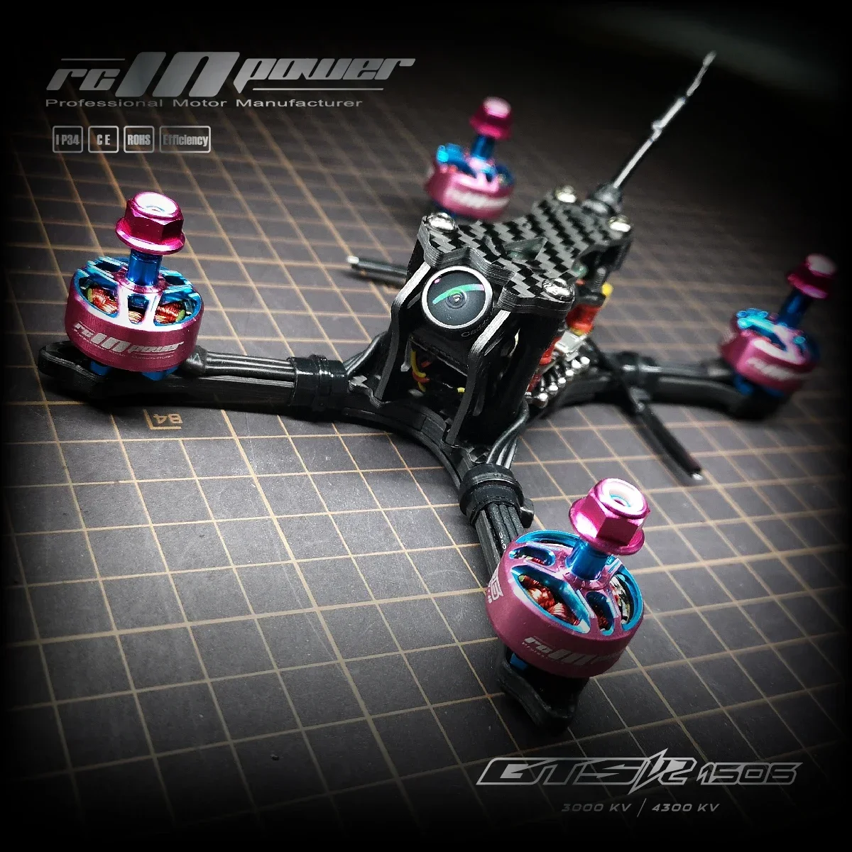 RCINPOWER GTS V2 1506 Brushles - Drone Battery 4S recension och pris
