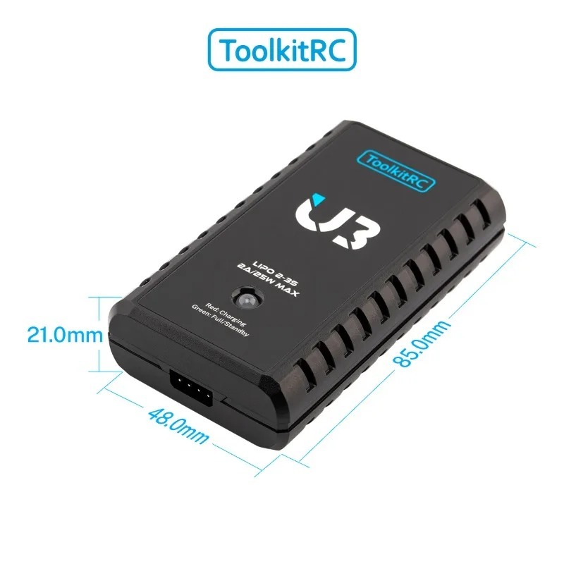 ToolkitRC U3 2-3S LiPo UN3 4-8 - Drone Battery 3S recension och pris