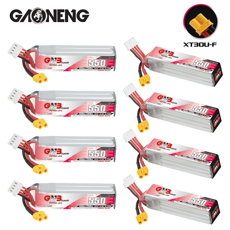 GNB HV 11.4V 550mAh 100C/200C  - Drone Battery Plate recension och pris