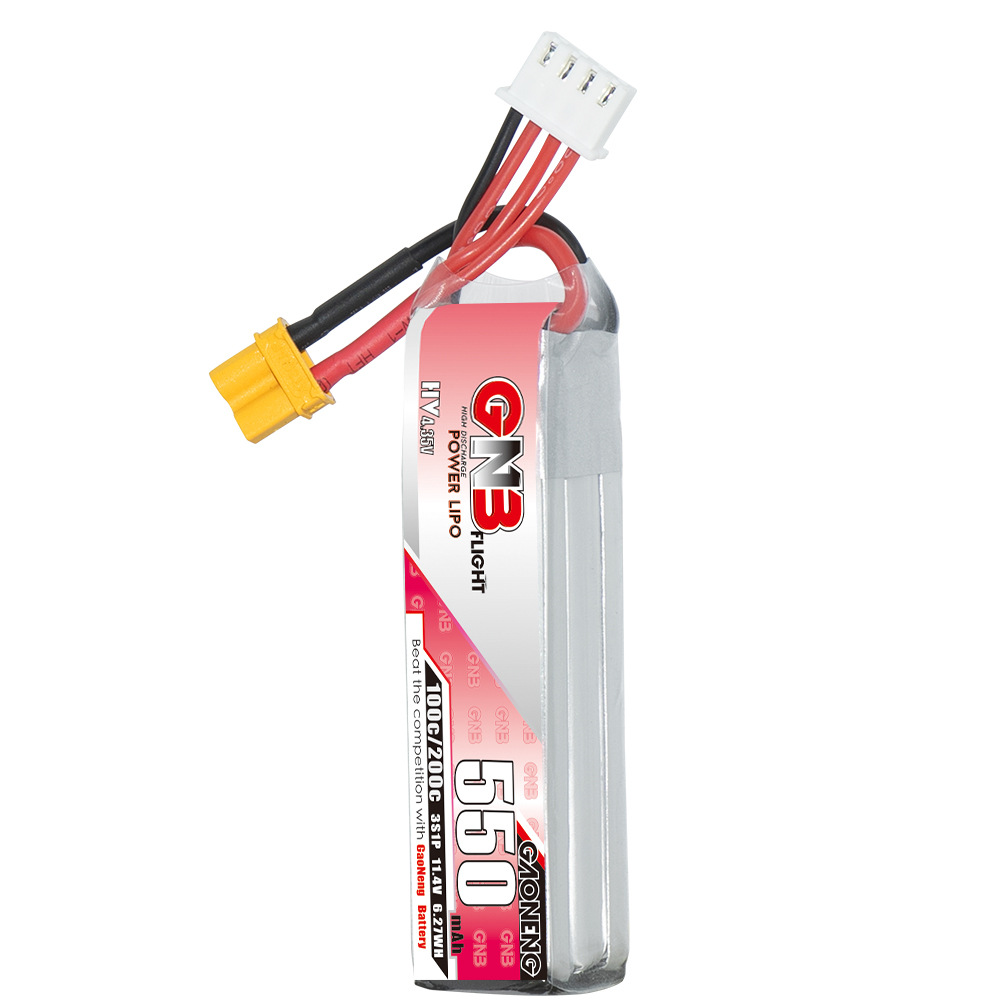 GNB HV 11.4V 550mAh 100C/200C  - Drone Battery Plate recension och pris