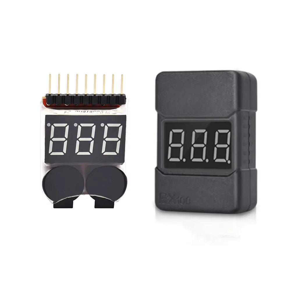 BX100 1-8S Lipo Battery Voltag - Drone Battery Alarm recension och pris