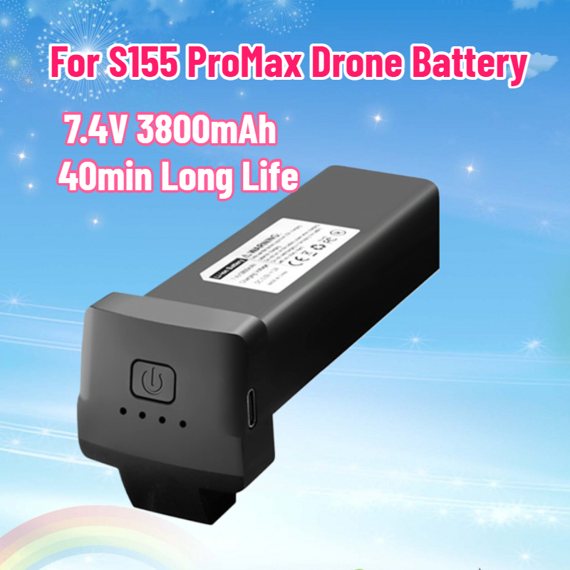 7.4V 3800mAh Battery for S155  - Drone Battery Li-Ion recension och pris