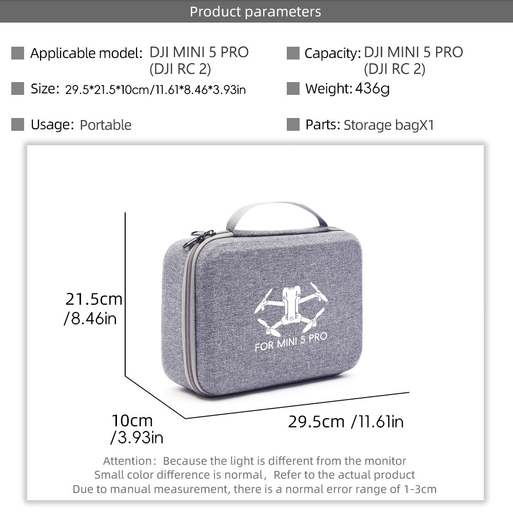 Storage Carry Case for DJI Min - Drone Battery Case recension och pris