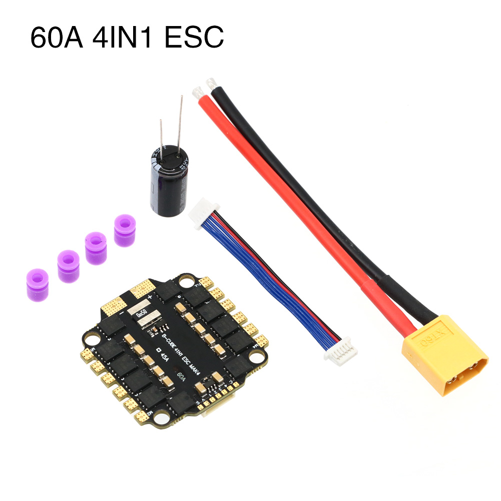 UAngel 4IN1 45A 60A ESC BLHELI - Drone Battery 6S recension och pris