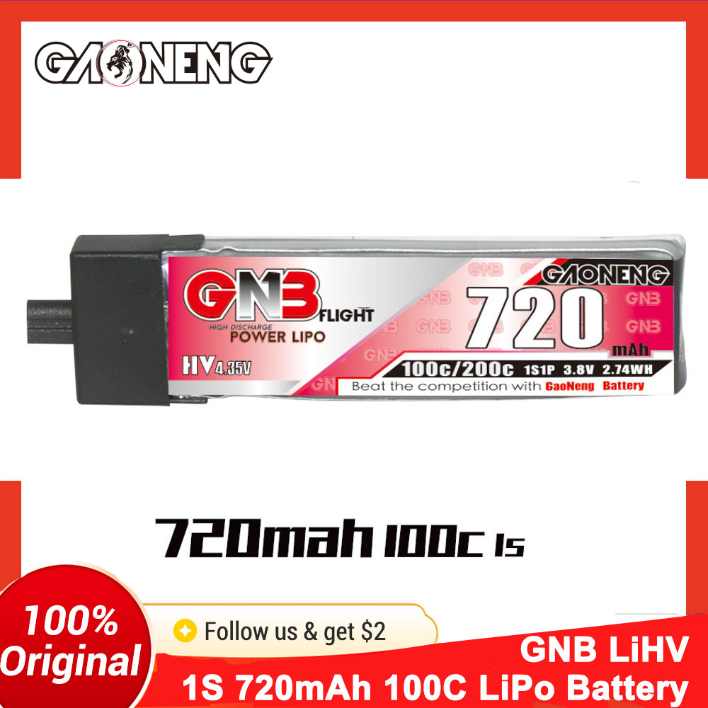 GAONENG GNB 1S 3.8V 720mAh 100 - Drone Battery Li-Ion recension och pris