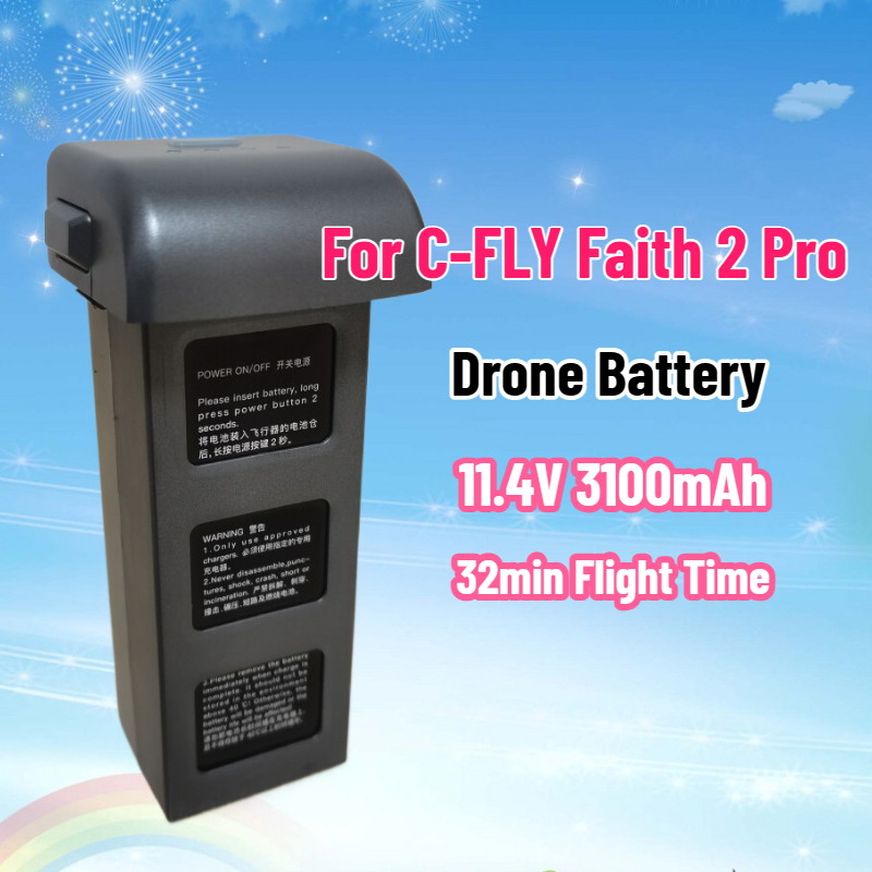 11.4V 3100mAh Battery for C-FL - Drone Battery Li-Ion recension och pris