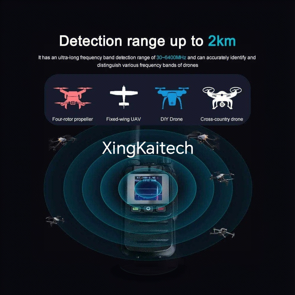 Handheld FPV Drone Detector wi - Drone Battery Alarm recension och pris