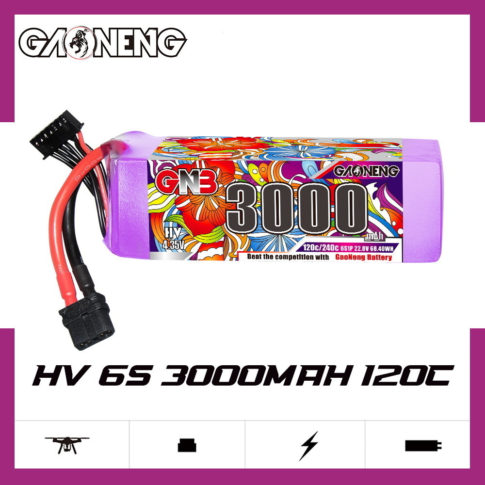 GNB Lipo Battery 6S 22.8V 3000 - Drone Battery Plate recension och pris